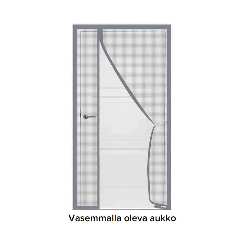 Hyönteisverkko sivulta avattavaan oveen
