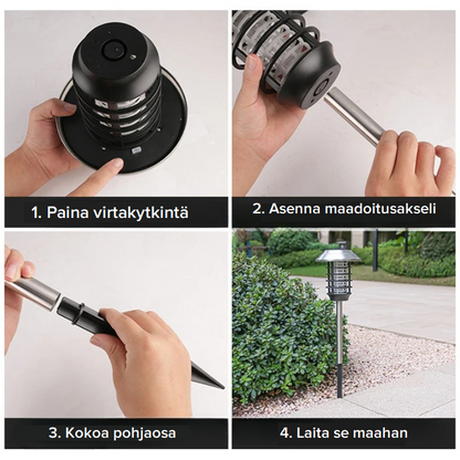 LunaGuard – Aurinkokäyttöinen hyttysten torjuntalamppu