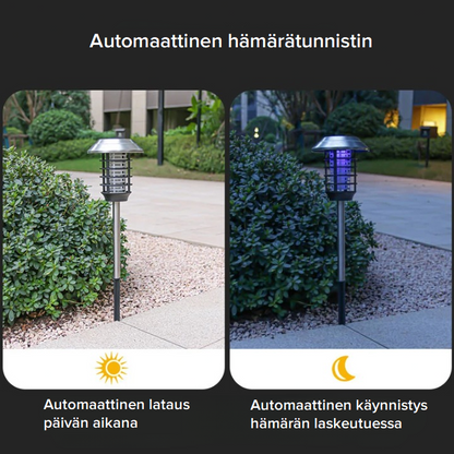 LunaGuard – Aurinkokäyttöinen hyttysten torjuntalamppu